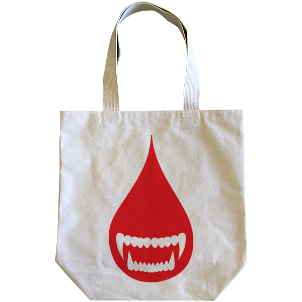 Wolves Kill Sheep : Blood Drop Tote Bag - Wolves Kill Sheep®
- 1