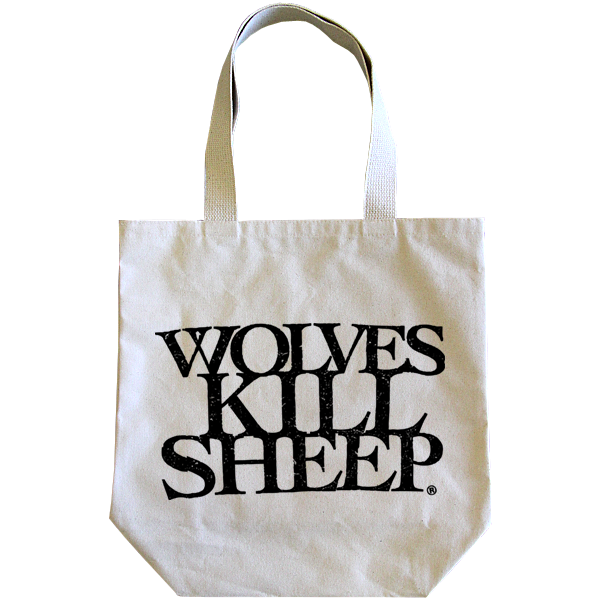 Wolves Kill Sheep : Stacked Logo Tote Bag - Wolves Kill Sheep®
 - 1