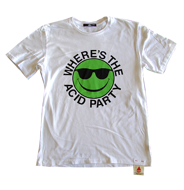 Where's the Acid Party White Tee