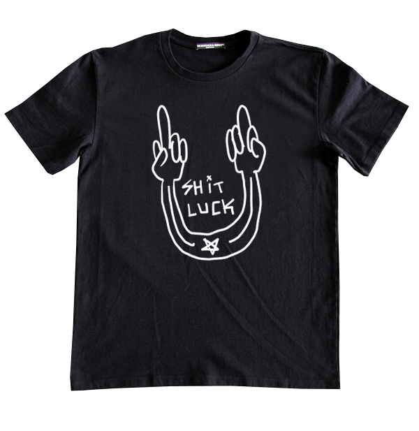 Shit Luck Tee by Elvis Segarich