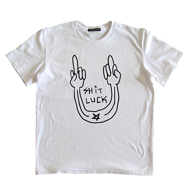 Shit Luck Tee by Elvis Segarich