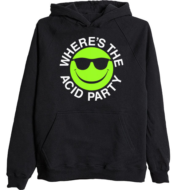 Acid Party Organic Fleece Hoodie