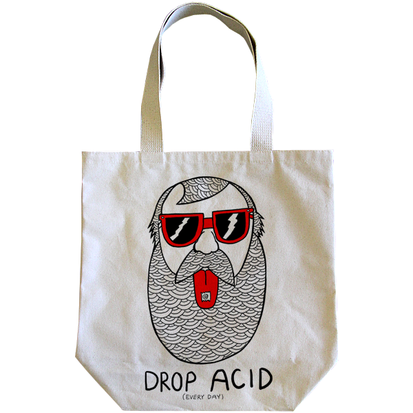 Michael C Hsiung : Drop Acid Tote Bag - Wolves Kill Sheep®
 - 1
